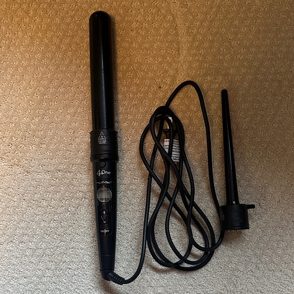 NUME 1" Curling Wand with tapered barrel